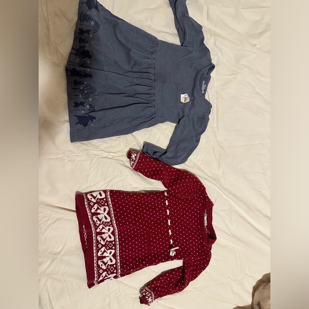 Frozen 2 and Holiday dress bundle